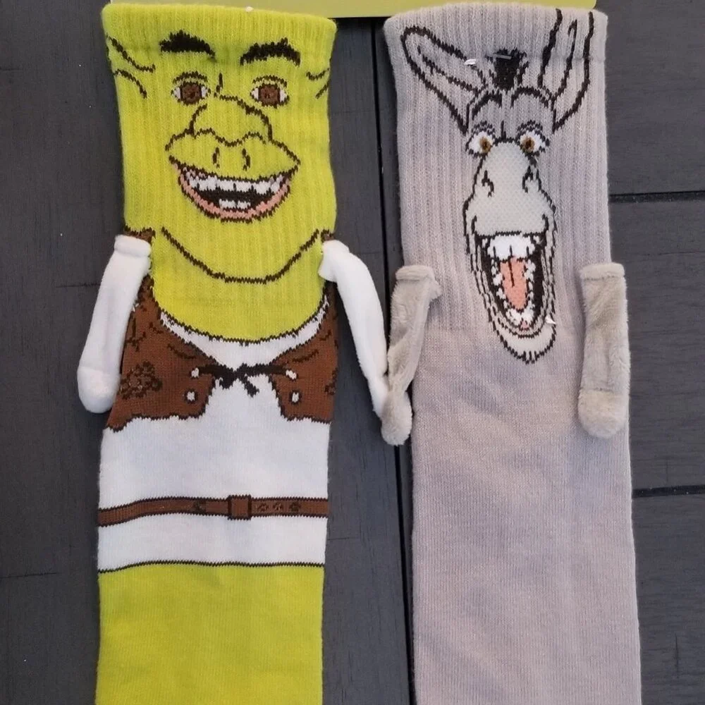 Dreamworks Shrek & Donkey Women's Crew Socks